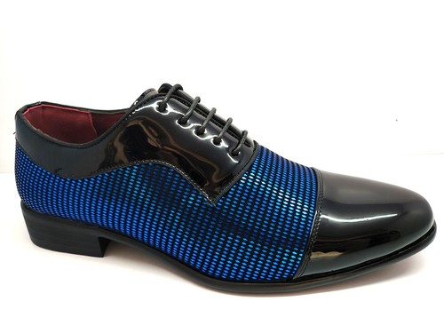 Mens lace shiny patent - mens,