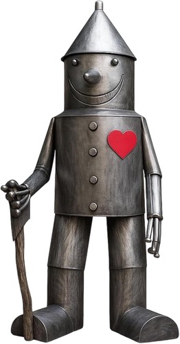 Tin man metal garden - tin,