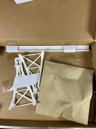 Gauge white lattice crane - oo,