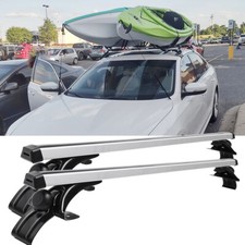 Top Roof Rack 48'' Cross Bars Luggage Cargo Carrier For VW POLO MK3 MK4 MK5 MK6