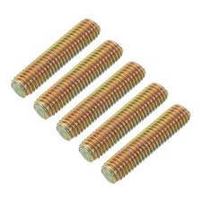 20 Pcs Fully Threaded Rod, M8-1.25x35mm Carbon Steel Long Thread Screw