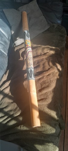 Didgeridoo hand painted bamboo - painted,