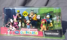 DISNEY MICKEY MOUSE CLUBHOUSE Minnie Pluto Dingo Donald Pat Playset 6 Figures