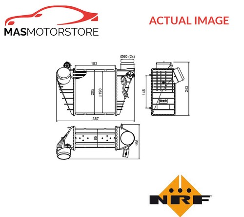 Intercooler radiator nrf - radiator,