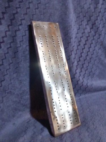 Vintage copper cribbage board - vintage,