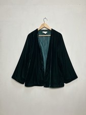 H&M Green Velvet Jacket Blazer