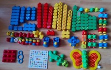 Huge 141pc LEGO Primo Lot + Book – Vintage Baby Bricks, Rattles, Figures, Rare
