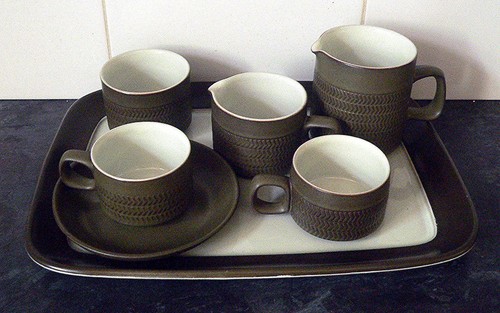 Piece tea set 1960s 70s - 7,