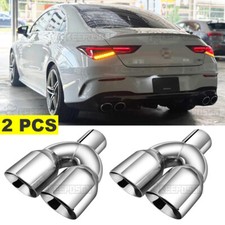 2.5" ID 3.5" OD Dual Exhaust