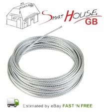 3mm Galvanised Wire Rope Zinc Steel Rope Cable Rigging Price Per M FREE DELIVERY