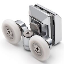 Pack of 4 x Top Zinc Alloy Shower Door Rollers/Runners/Guide 23mm wheel dia L020