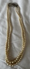 Vintage Lotus Double Row Pearl