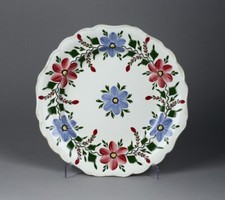 C. 1830-40s Adam's Rose Variant Staffordshire Spongeware/Pearlware Plate