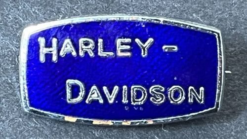 Motorcycle pin badge - badge, harley