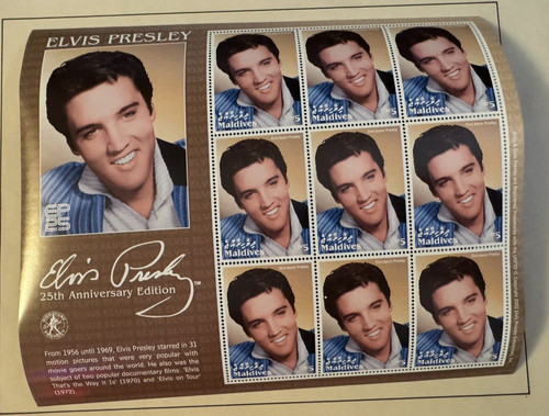 Elvis presley stamp collection - elvis,