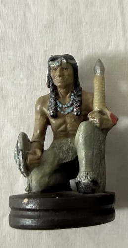 Indian warrior figurine - warrior,