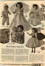 1956 ADVERTISEMENT 4 Pg Doll TV Tots Debbie Mary Lynne Daisy Melodie Carrie Kay