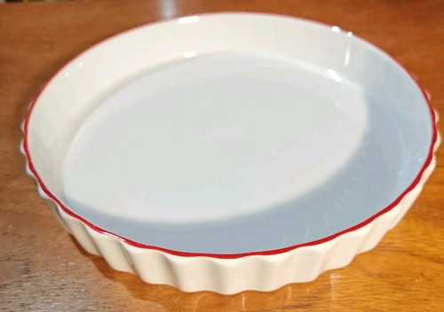 Poole pottery flan - pottery, quiche