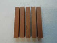 5 Brazilian Mahogany Pen Blanks Woodturning
