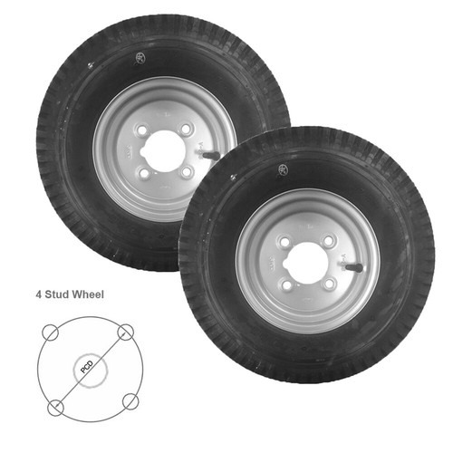 Pair 8 inch trailer - of, x