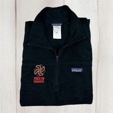 Vintage Patagonia Black 1/4 zip pullover fleece