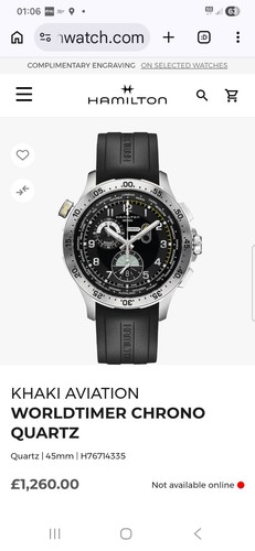 Hamilton khaki aviation - hamilton,
