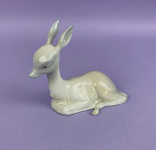 Miquel Requena Spanish Porcelain Deer Fawn Vintage Figurine