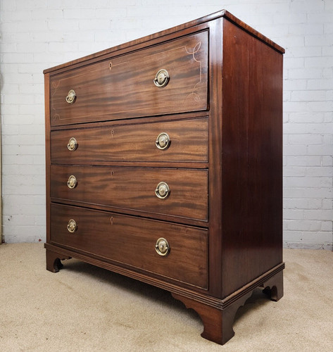 Secretaire chest drawers - secretaire,
