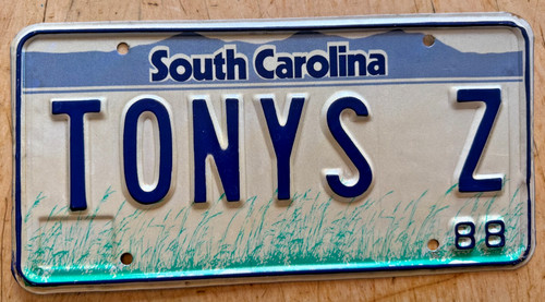 South carolina vanity license - vanity,