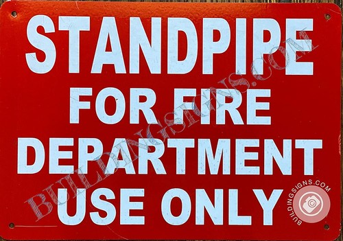 Standpipe for fire department - standpipe,