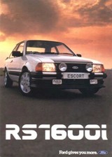 FORD ESCORT MKIII RS1600i