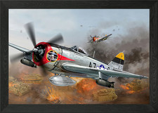 Plane Framed Wall Art Poster