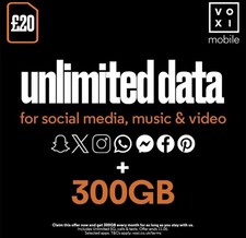 VOXI Vodafone Unlimited Data