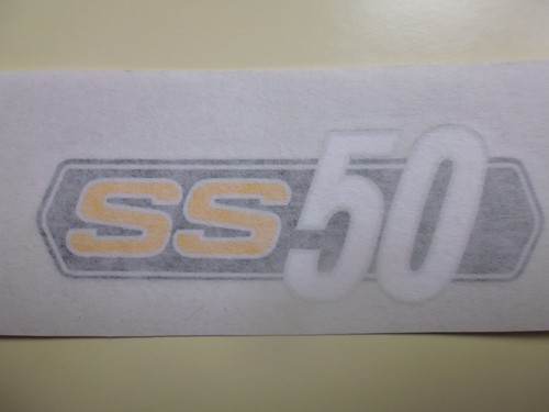 Honda ss50 side panel decals - honda,