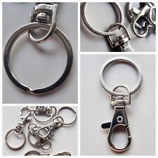 Lobster Swivel Clasps with Ring Clips Bag Key Hook Findings chain Keychain 38 mm