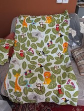 John Lewis Kids Childrens Blackout Curtains Jungle Theme Lion Tiger Monkey Zebra