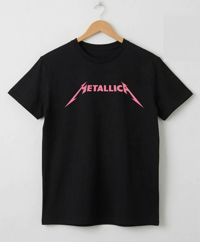 Metallica shirt pink - pink, scary