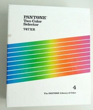 Pantone Colour Specifier 747XR  Book 4 Two Colour Selector 1987 - used ex cond.