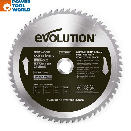 Evolution fw255tct 255mm - evolution,
