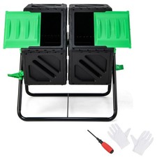COSTWAY Dual Chamber Compost