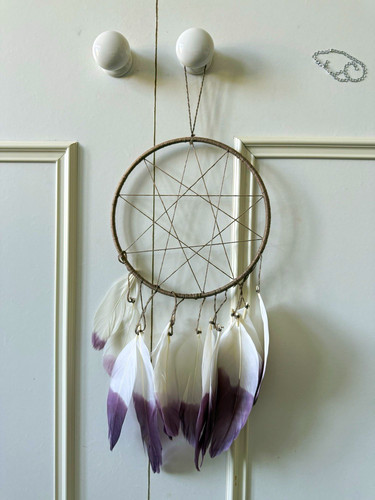 Bohemian feather dream catcher - bohemian,