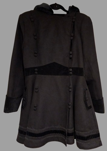 Hell bunny black gothic - hell, coat