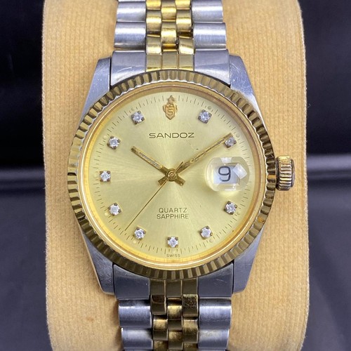 Rare sandoz quartz gold - quartz,
