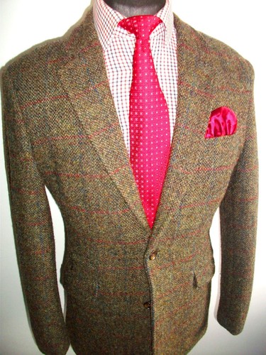 Savile row harris tweed check - row,