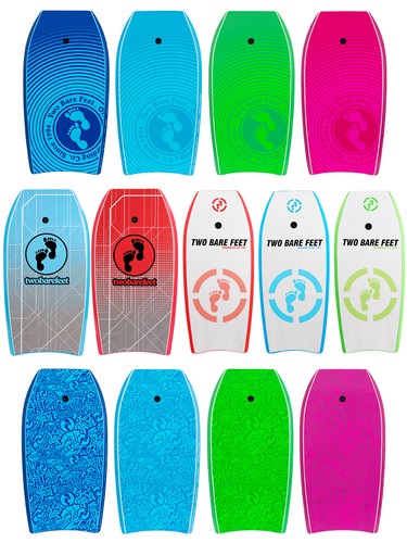 Bodyboard with leash - with,