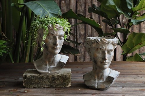 Large concrete flower - concrete,