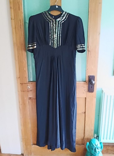 True vintage c1930s 40s black