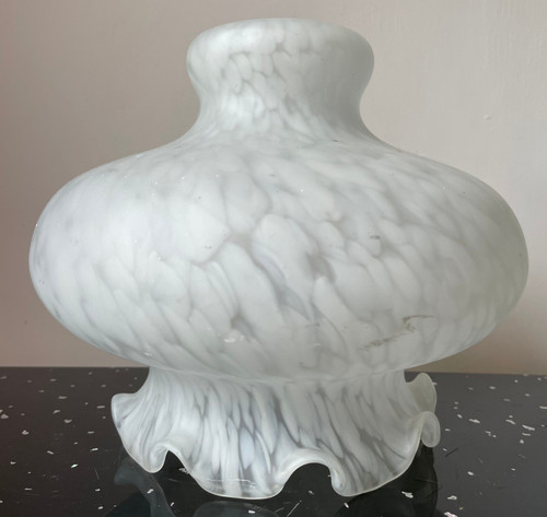 Vintage glass light - glass, shade