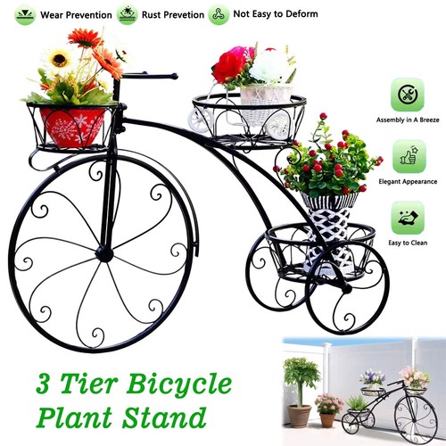 Tier bicycle plant stand - 3-tier,