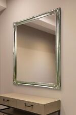 Large Mirror Silver Shabby Chic Ornate Wall Big New 4Ft6 X 3Ft6 137cm X 106cm